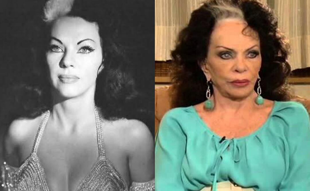 Muere la actriz Tongolele. Foto: Redes sociales y captura de video