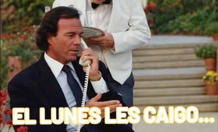 Comienza el mes con memes de Julio Iglesias