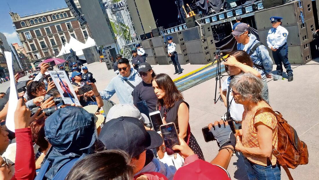 Julieta Venegas en el Zócalo