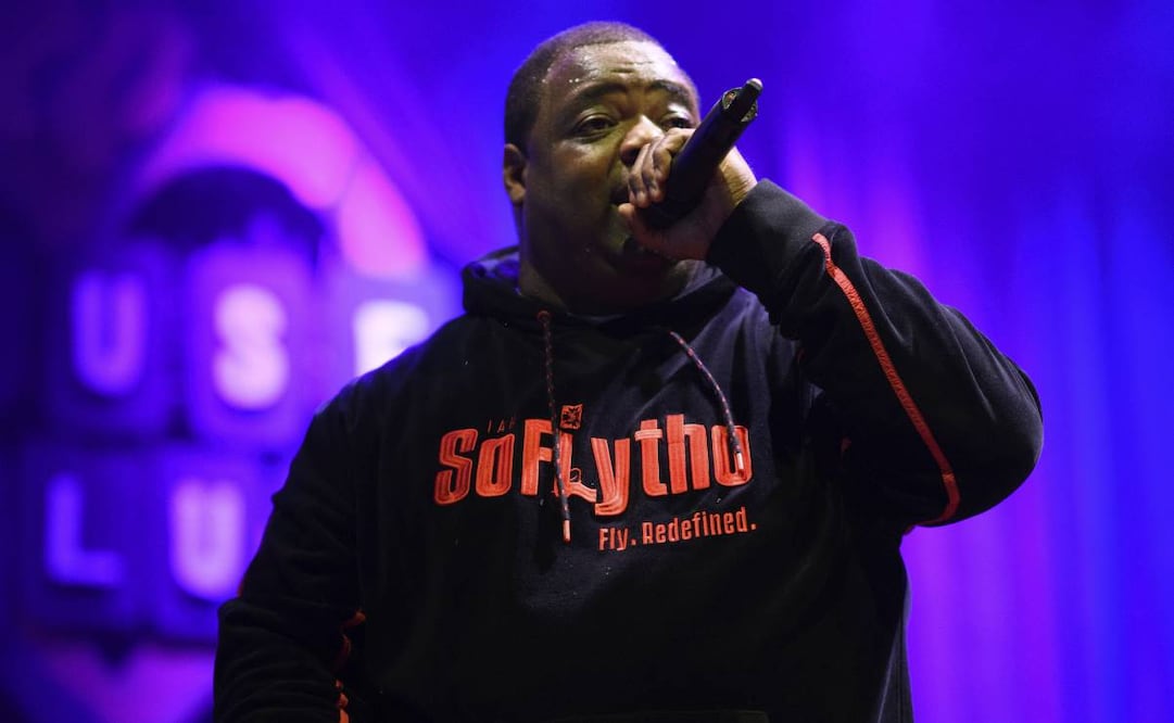 El rapero Big Pokey estaba cantando uno de sus temas hasta que se desmayó de forma repentina. Foto: AP.