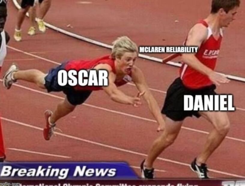 Daniel Ricciardo protagoniza los memes de la Fórmula 1 este fin de semana