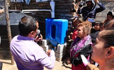 Lorena Cuéllar implementa programa para captar agua de lluvia en municipio donde no llueve