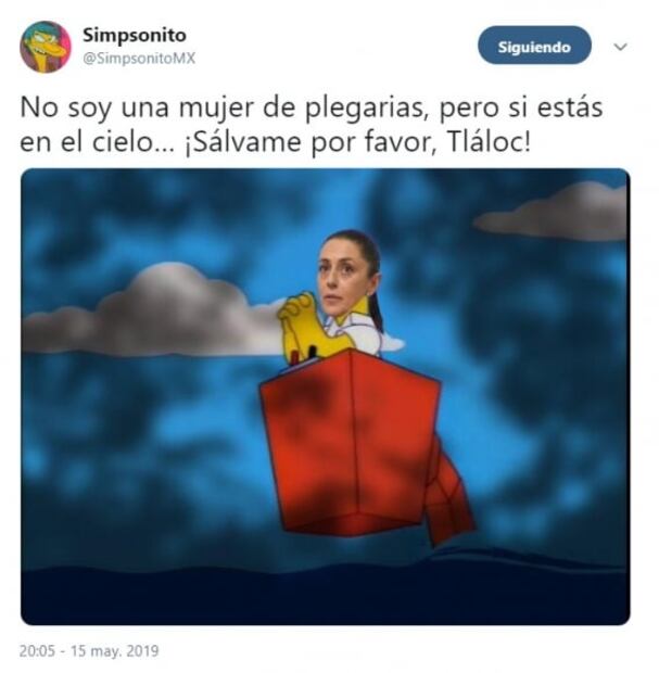 Con memes agradecen en redes sociales a Tláloc por lluvia