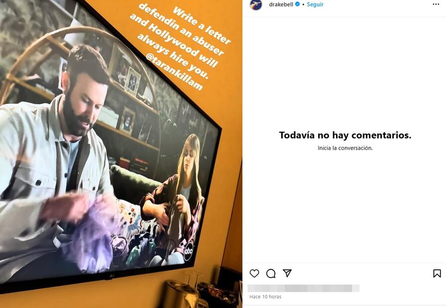 Foto: Instagram oficial de Drake Bell.