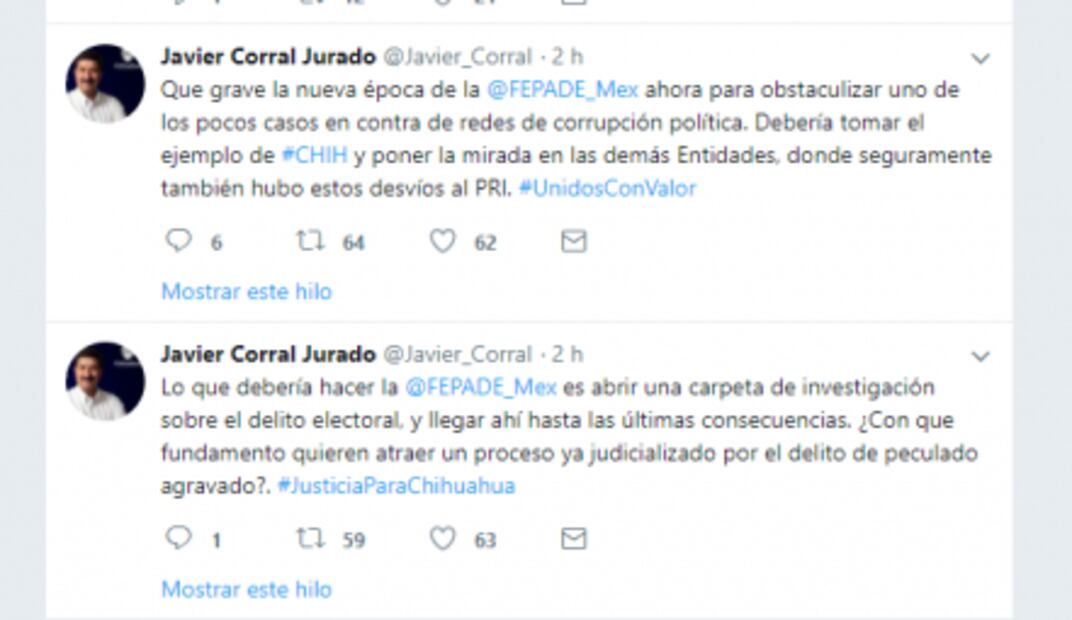 Corral reprueba decisión de Fepade de atraer caso Duarte