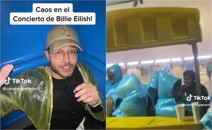TikTok: Joven queda atrapado en baño portátil tras lluvia en concierto de Billie Eilish; “me voy a desmayar”