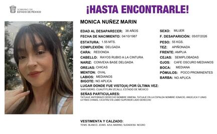 Mónica Núñez, originaria de Colombia, desapareció tras abordar un taxi de aplicación; visitó a una amiga en la Magdalena Contreras