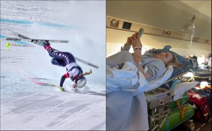 Lindsey Vonn dice que casi deben amputarle una pierna tras su accidente en Milán-Cortina