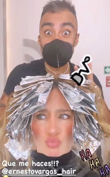 El perfecto nuevo tono de pelo de Geraldine Bazán