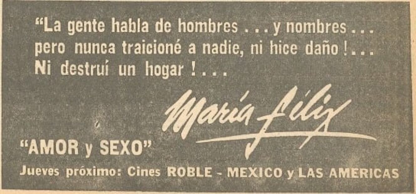 La película de María Félix que escandalizó y fue tachada de inmoral