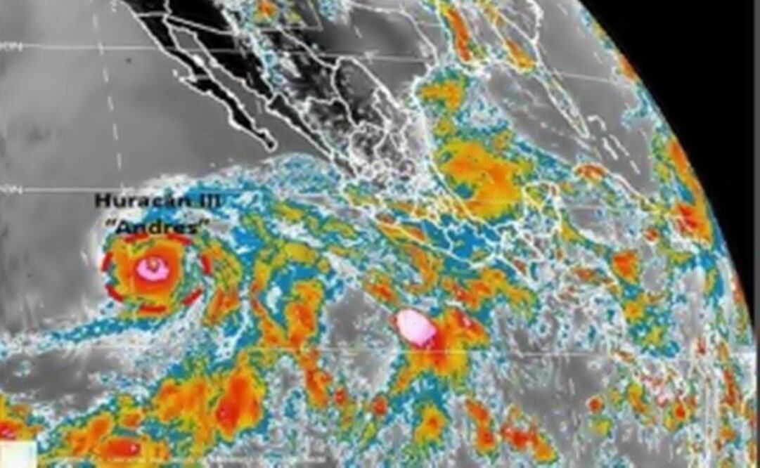  Andrés is the first hurricane of the season. (Photo: Conagua)