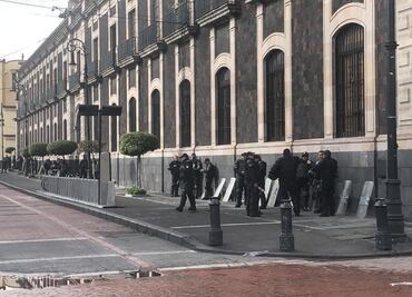 Despliegan antimotines en Toluca por marcha del 2 de Octubre