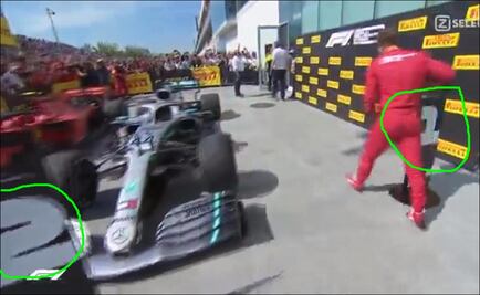 La reacción de Vettel luego del polémico triunfo de Hamilton en Canadá