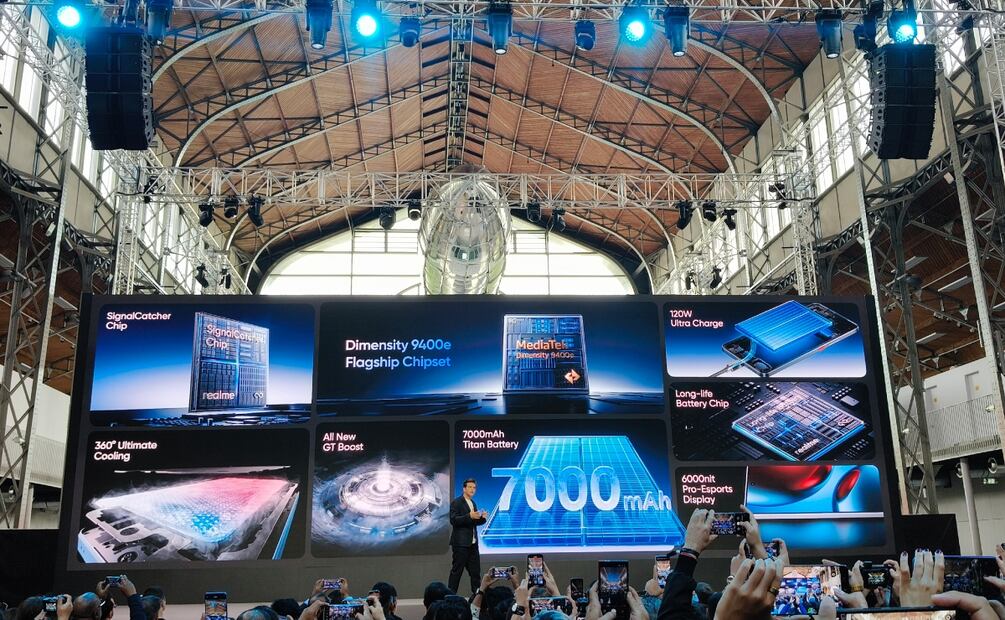 Realme GT7. Imagen: Paloma Vega