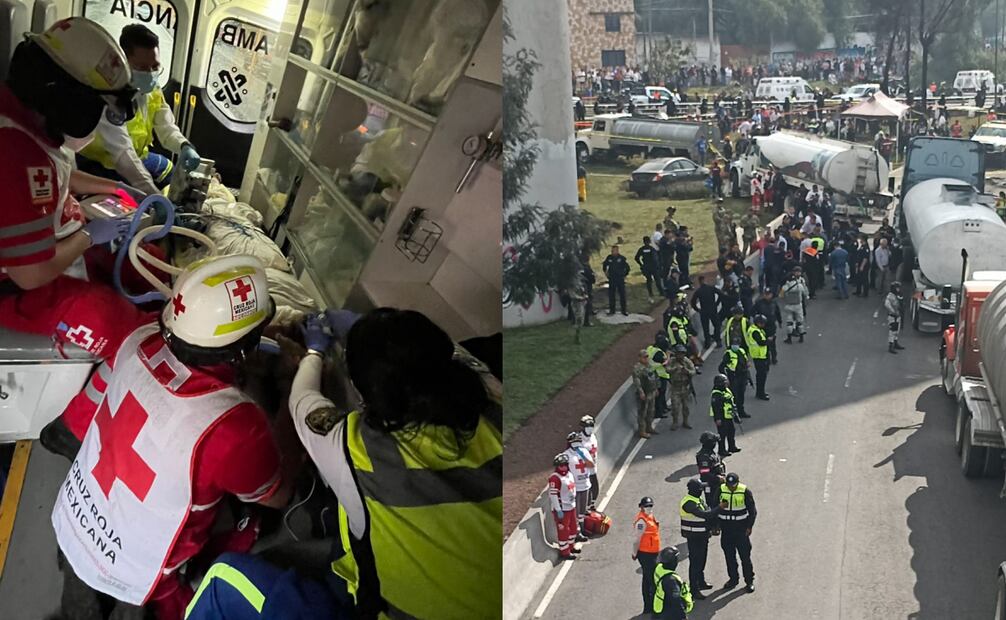 En el operativo participaron 13 ambulancias, de las cuales tres cuentan con equipo de terapia intensiva. 
Foto: Especial.