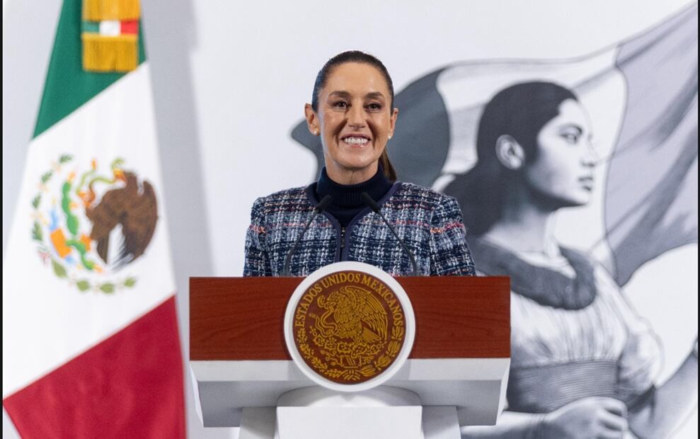 La presidenta Claudia Sheinbaum presentó los Polos de Bienestar, como parte del Plan México, para fortalecer las inversiones nacionales y extranjeras. Foto Hugo Salvador/EL UNIVERSAL