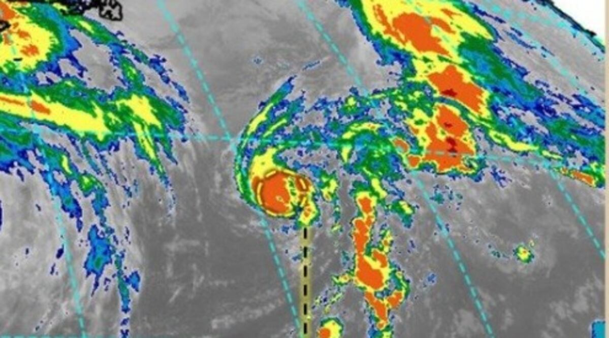 Y otra más Tormenta Tropical Isaac pasa a huracán categoría 1. Foto de Conagua