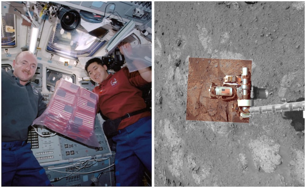 La NASA rindió homenaje a las víctimas del atentado terrorista el 11 de septiembre. Foto: NASA/Frank Culbertson