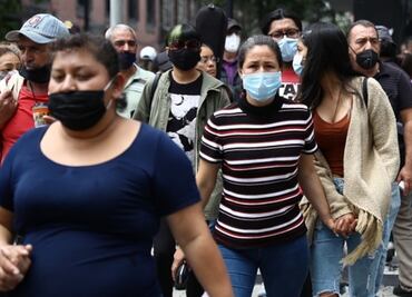 Reportan 9 mil 342 contagios de Covid-19 en una semana en México