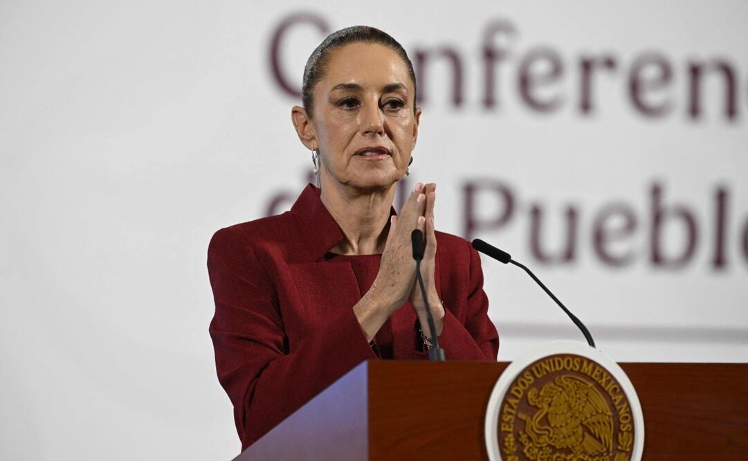 Claudia Sheinbaum Pardo, presidenta de México. Foto: AFP