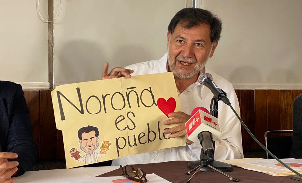 De acuerdo con un sondeo callejero, Noroña encabeza con 37.98 por ciento las preferencias de los mexicanos entre las "corcholatas". Foto: especial