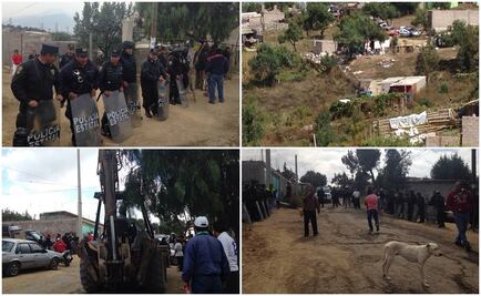 Desalojan a familias del predio 'Los Ocotes' ante posibles deslaves