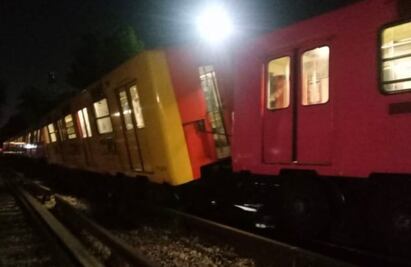 Metro descarta descarrilamiento en estación El Rosario; vagón se ladeó en vías sin afectar servicio en la L6
