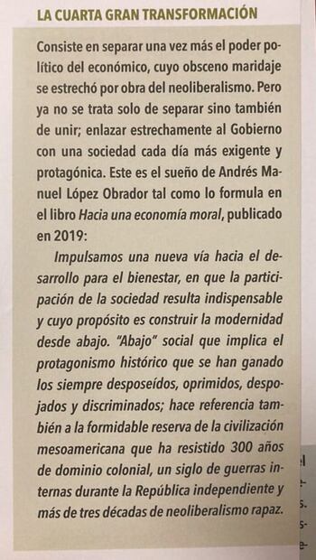 En el libro conmemorativo: grandeza, diversidad y la 4T