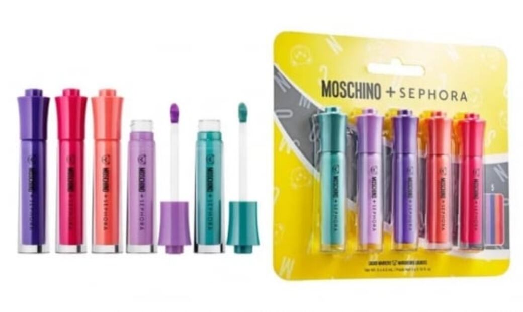 Moschino y Sephora lanzan línea de maquillaje inspirada en artículos escolares