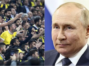 VIDEO: El cántico a favor de Vladimir Putin y la guerra por parte los aficionados del Fenerbahce
