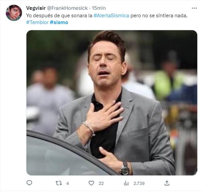 Meme sismo con epicentro en Puerto Escondido. / Foto: Twitter
