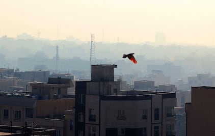 Niebla tóxica cubre Teherán: alertan por contaminación "peligrosa"; imponen restricciones para no salir