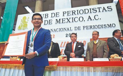 Galardonan a colaborador de EL UNIVERSAL