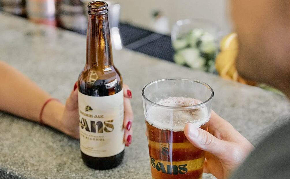 Sans, la primer cerveza artesanal sin alcohol. Foto: cortesía