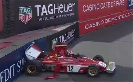 Charles Leclerc estrella histórico monoplaza de Ferrari de 1974 usado por Niki Lauda