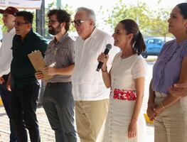 En Sinaloa, Sheinbaum respalda al gobernador Rocha Moya; da banderazo al programa Salud Casa por Casa