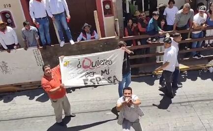 En medio de los toros, "La Huamantlada" deja 20 heridos, pelea campal y hasta una pedida de matrimonio