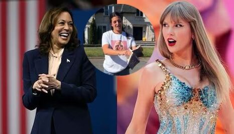 “Swiftie” quema todos sus productos de Taylor Swift tras mostrar apoyo a Kamala Harris: VIDEO