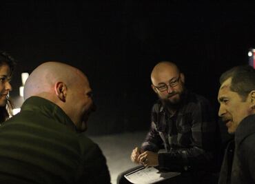 Demian Bichir filma en México