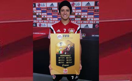 "Chicharito", con sitio de honor en el FIFA Ultimate