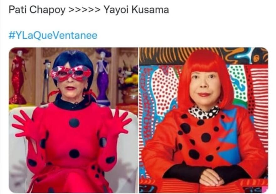 Pati Chapoy se quita la falda y causa sensación con su disfraz de LadyBug