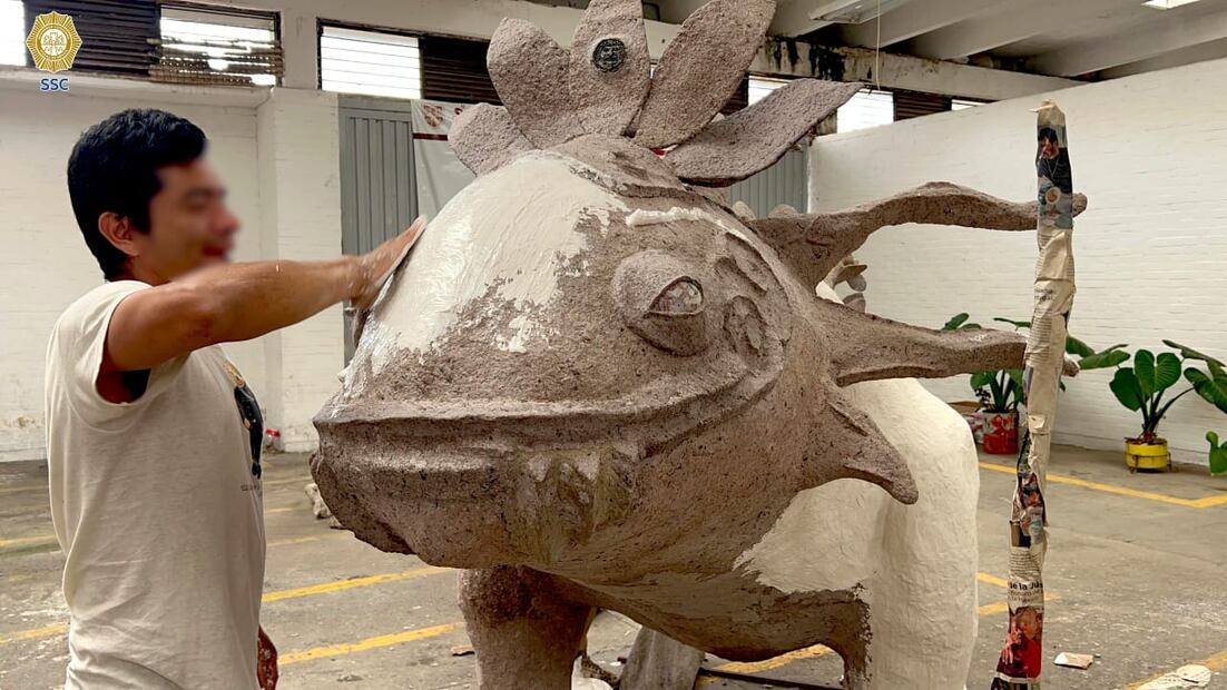 "Teotlayoli" fue elaborado por más de 25 personas privadas de la libertad. (Foto: especial)