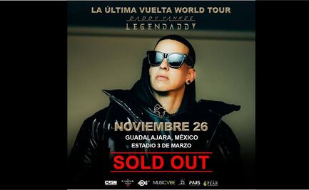 "Llamado de emergencia"...Se agotan boletos para conciertos de Daddy Yankee en Monterrey y Guadalajara