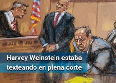 Caso Harvey Weinstein: Juez amenaza con encarcelarlo por sacar su celular en la audiencia