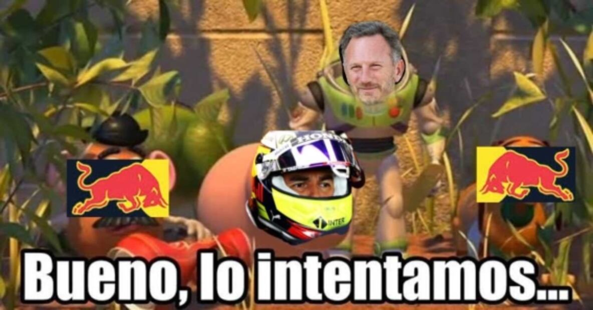 Los memes que dejó el abandono de Checo Pérez del GP de Austria 