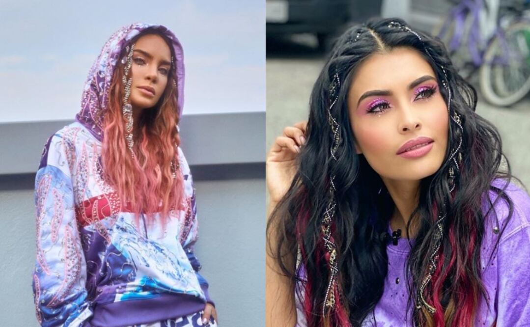 Las estrellas de televisión lucieron un look muy parecido que desató las críticas en redes sociales. Foto: Instagram @belindapop / @kristalsilva 