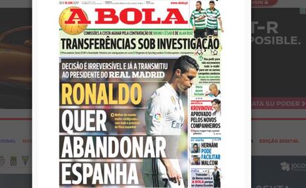 ¿Cristiano Ronaldo quiere abandonar España?