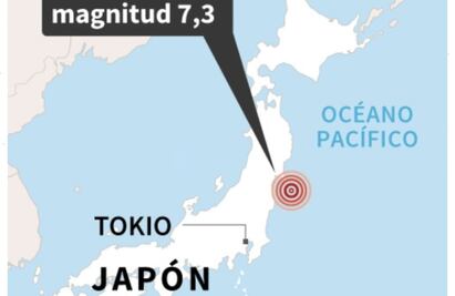 Sismo de 7.3 golpea Japón y genera alerta por posible tsunami