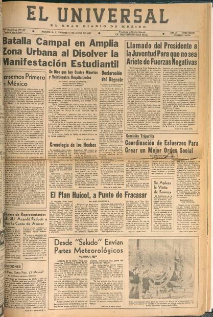 ROMA en EL UNIVERSAL. Así era México en 1971