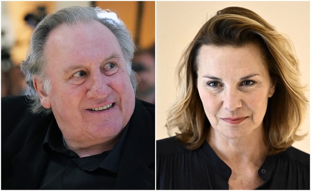 Depardieu, de 76 años, es acusado de manosear a dos mujeres — una decoradora de sets y una asistente — durante el rodaje de “Les Volets Verts” en 2021. Una de las demandantes, Amélie K., comparece ante el tribunal penal de París. Foto: AFP.